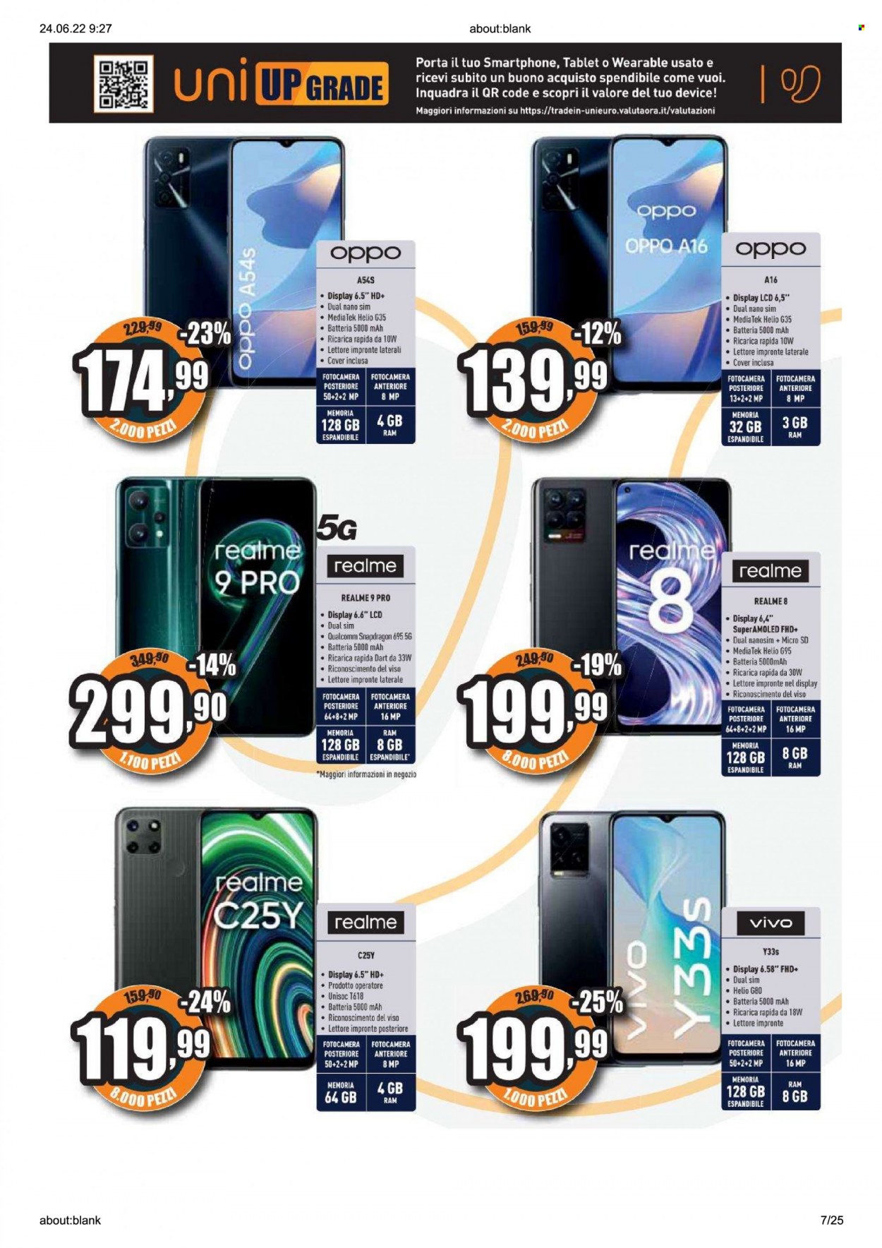 Volantino Unieuro - 24/6/2022 - 30/6/2022. Pagina 7