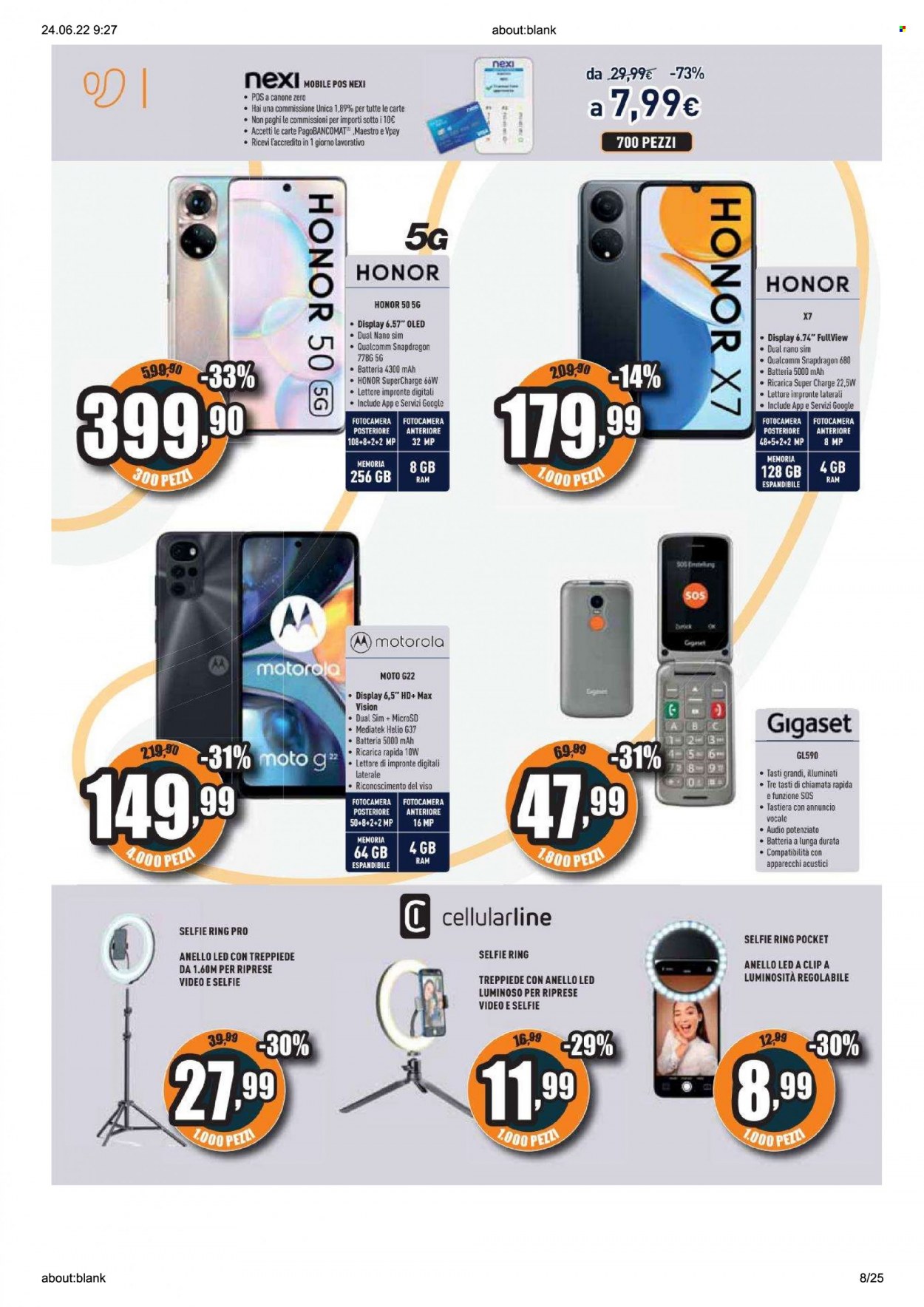 Volantino Unieuro - 24/6/2022 - 30/6/2022. Pagina 8