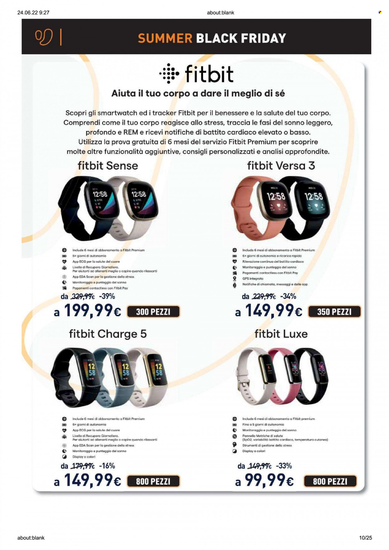 Volantino Unieuro - 24/6/2022 - 30/6/2022. Pagina 10