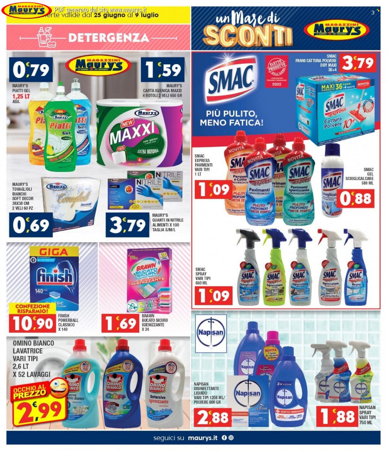 Volantino Maury's - 25/6/2022 - 9/7/2022. Pagina 3