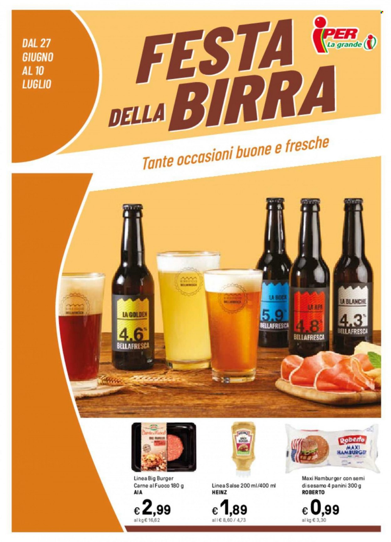 Volantino Iper, La grande i - 27/6/2022 - 10/7/2022. Pagina 1