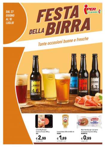 Volantino Iper, La grande i - 27/6/2022 - 10/7/2022.