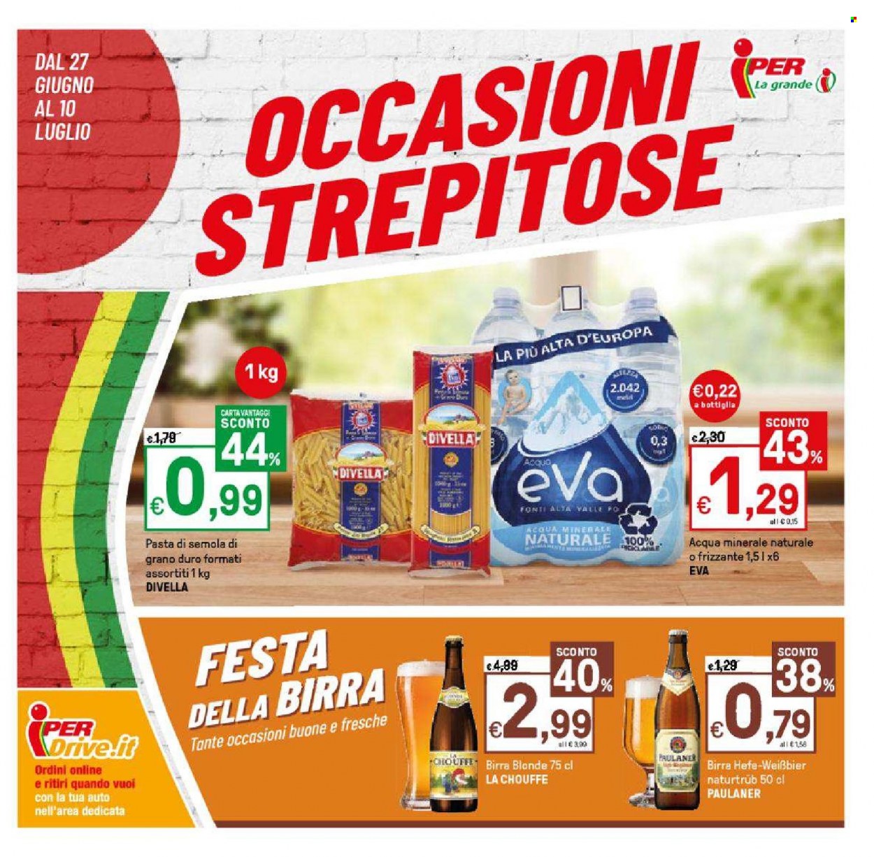 Volantino Iper, La grande i - 27/6/2022 - 10/7/2022. Pagina 1