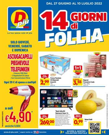 Volantino Dpiù - 27/6/2022 - 10/7/2022.