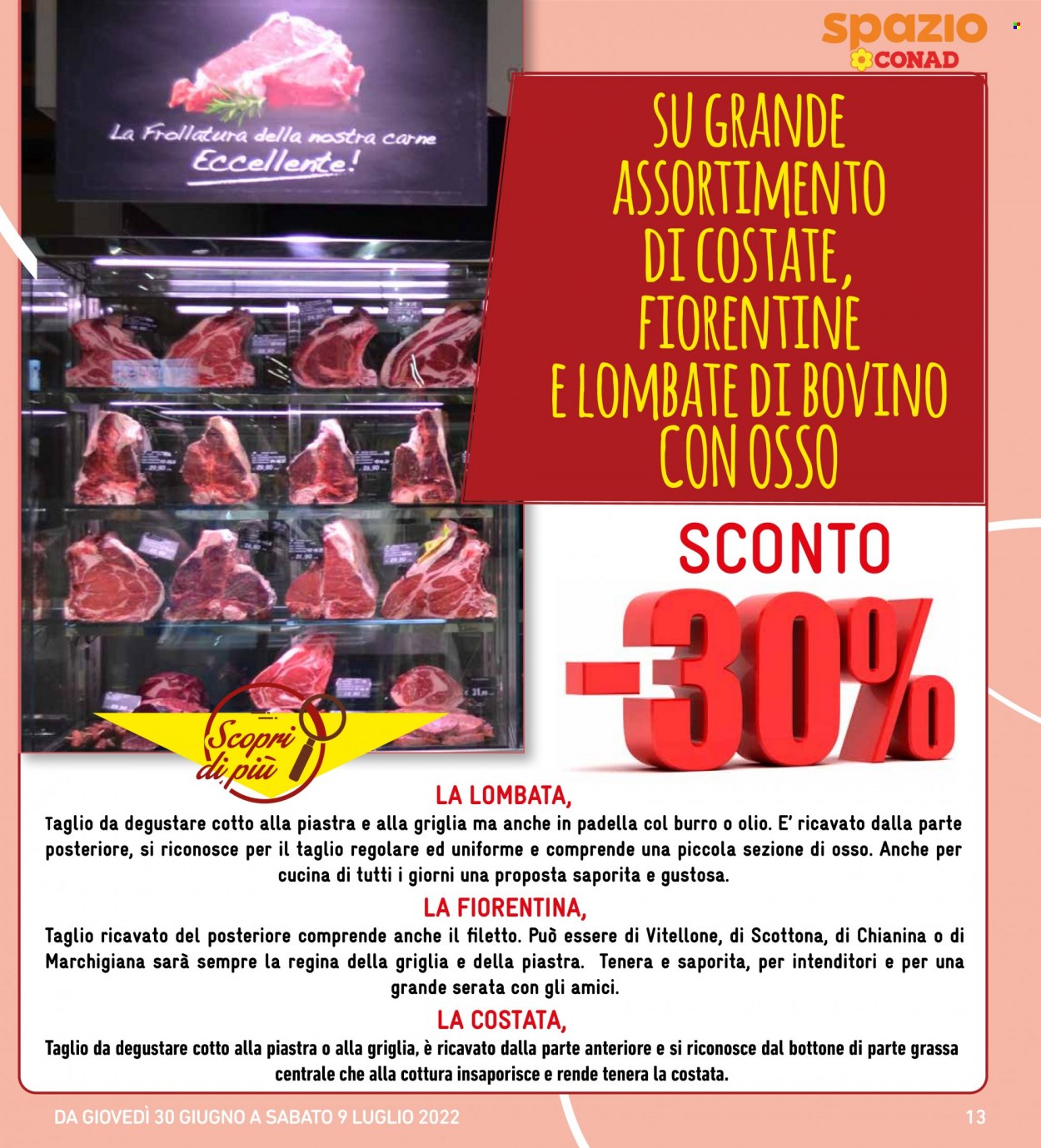 Volantino Conad - 30/6/2022 - 9/7/2022. Pagina 13