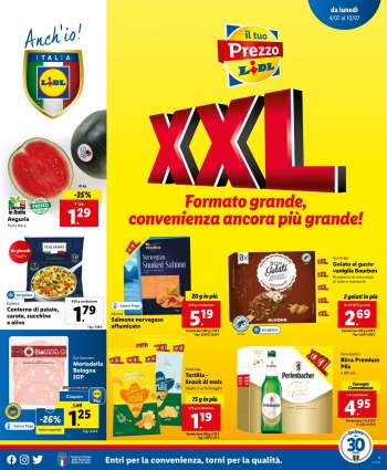 Volantino Lidl - 4/7/2022 - 10/7/2022.