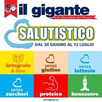 Volantino Il Gigante - 30/6/2022 - 13/7/2022.