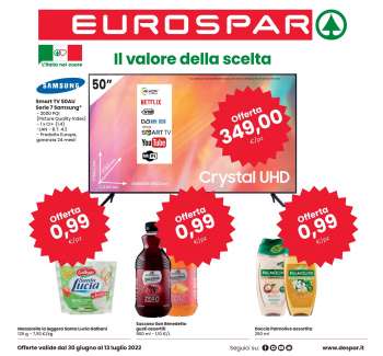 Volantino Eurospar - 30/6/2022 - 13/7/2022.