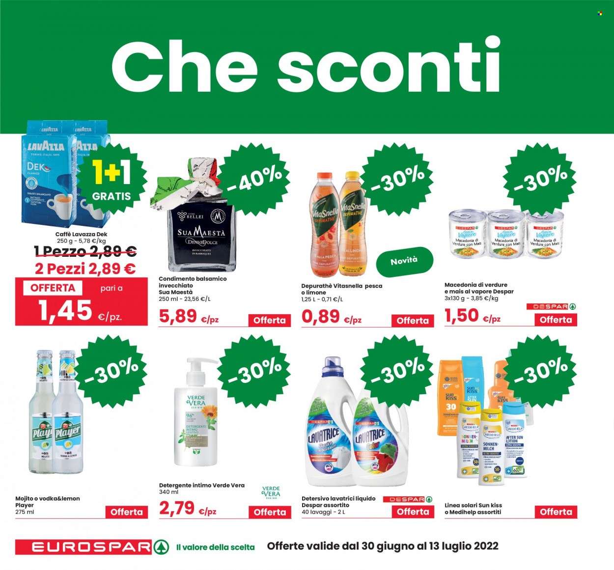 Volantino Eurospar - 30/6/2022 - 13/7/2022. Pagina 2