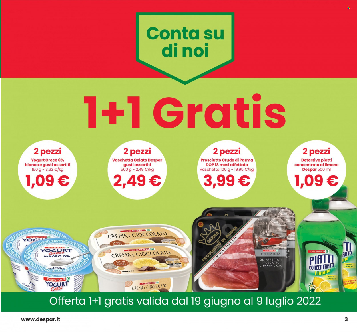 Volantino Eurospar - 30/6/2022 - 13/7/2022. Pagina 3