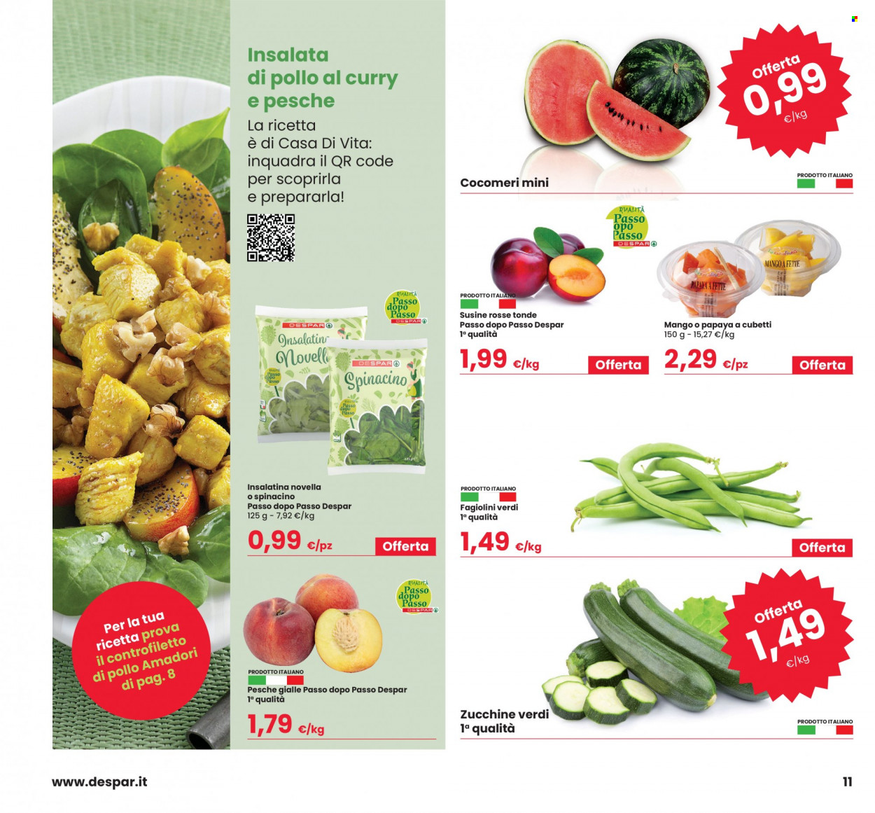 Volantino Eurospar - 30/6/2022 - 13/7/2022. Pagina 11