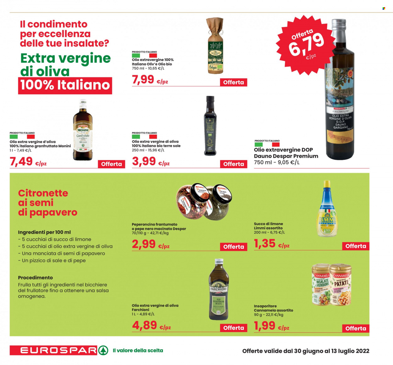 Volantino Eurospar - 30/6/2022 - 13/7/2022. Pagina 18