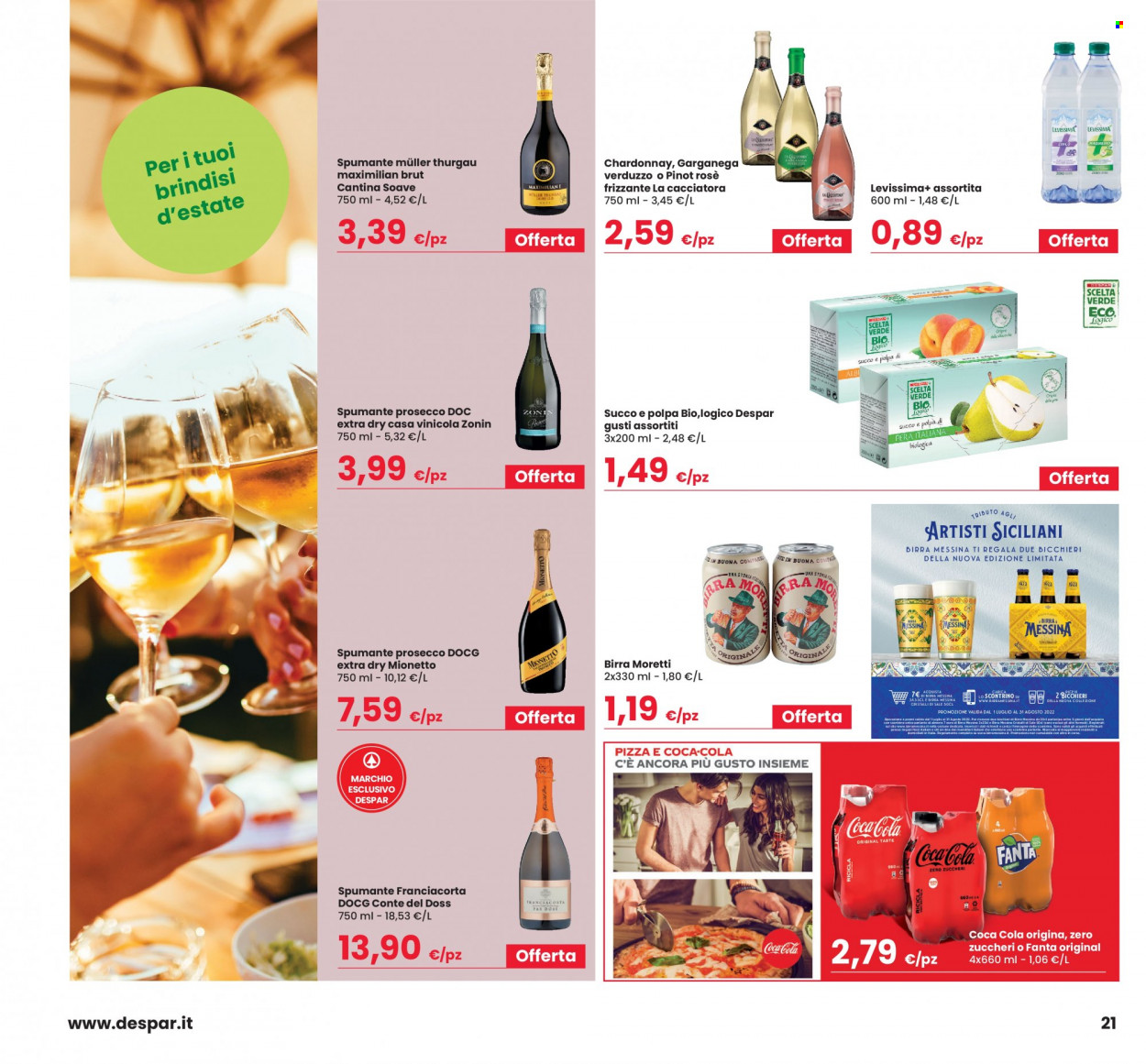 Volantino Eurospar - 30/6/2022 - 13/7/2022. Pagina 21