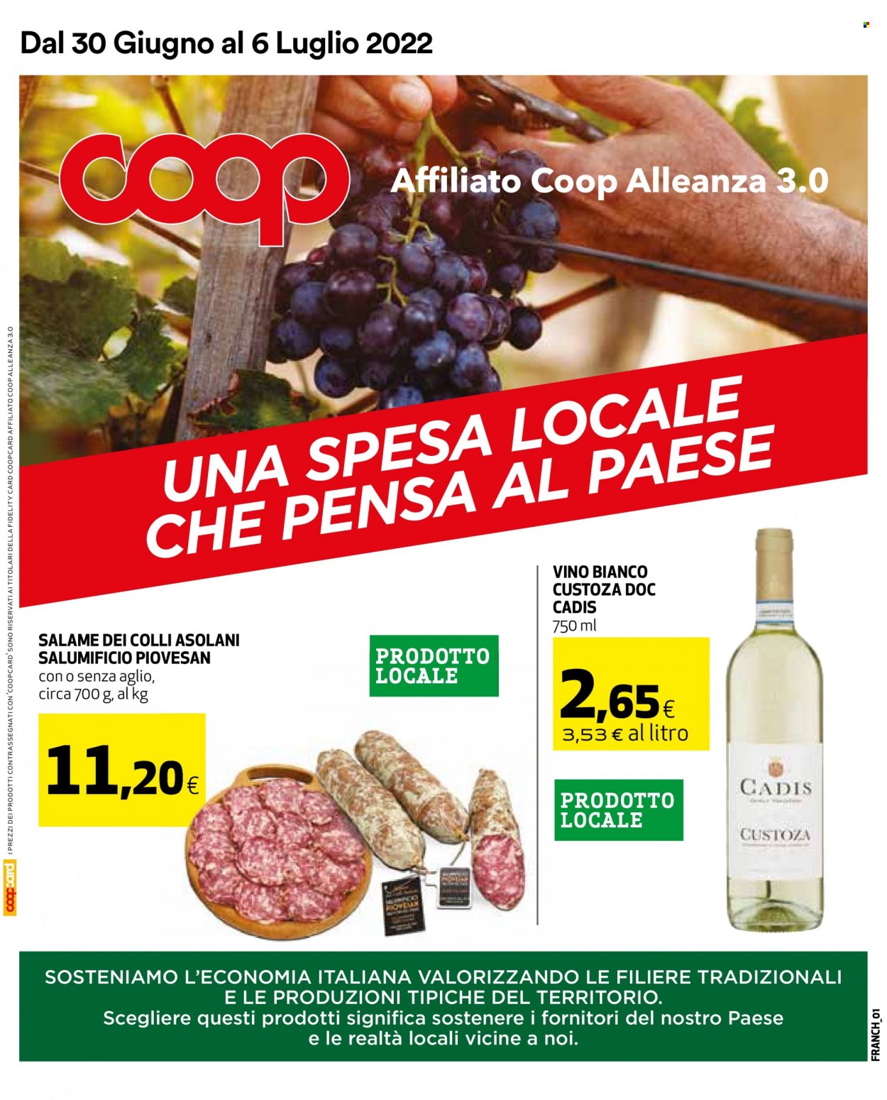 Leták Coop - 30.6.2022 - 6.7.2022. Strana 1