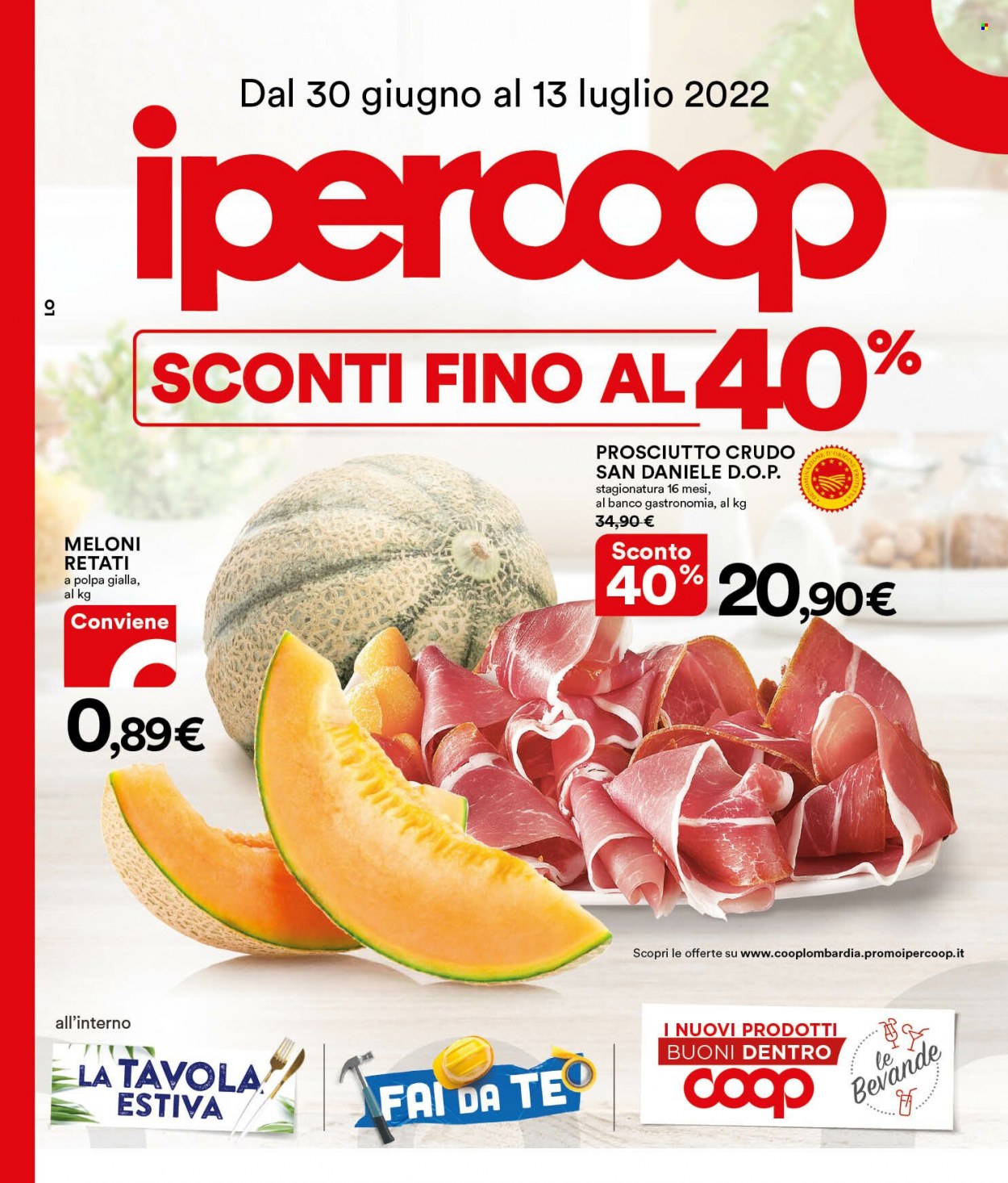 Volantino Coop - 30/6/2022 - 13/7/2022. Pagina 1