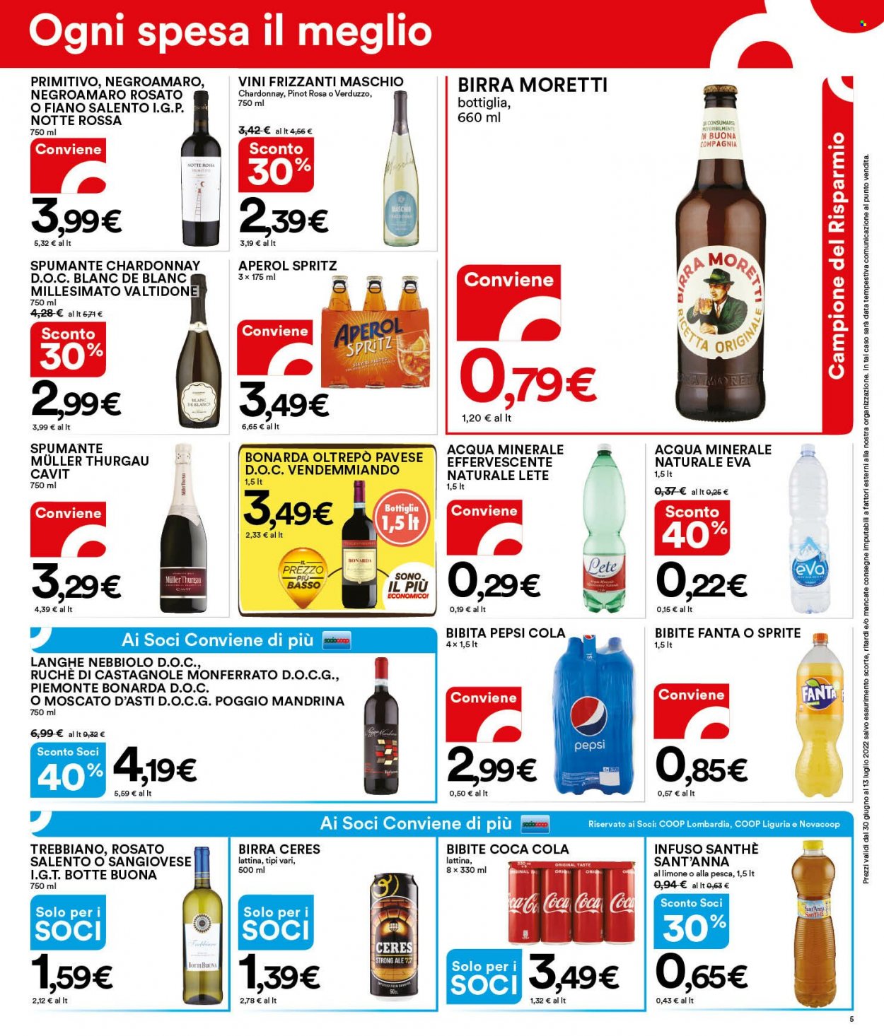 Volantino Coop - 30/6/2022 - 13/7/2022. Pagina 5