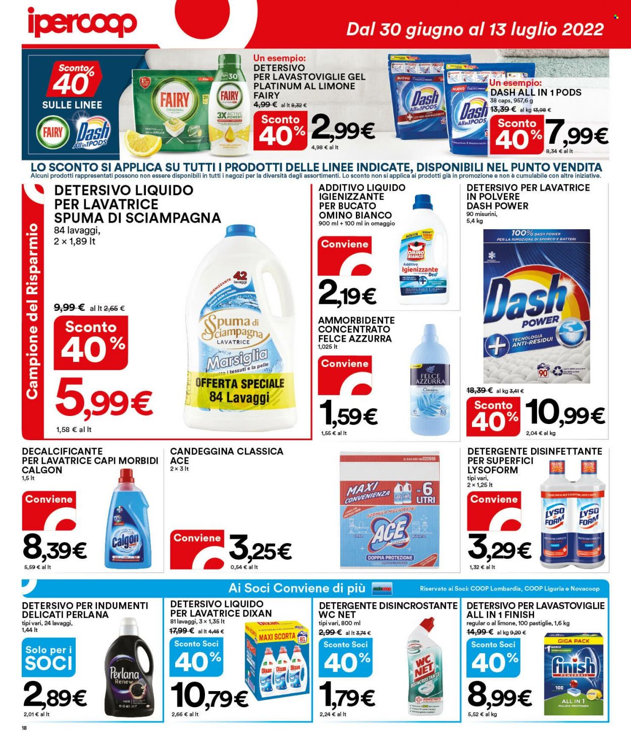 Volantino Coop - 30/6/2022 - 13/7/2022. Pagina 18
