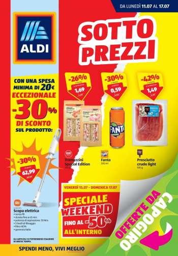 Volantino Aldi - 11/7/2022 - 17/7/2022.