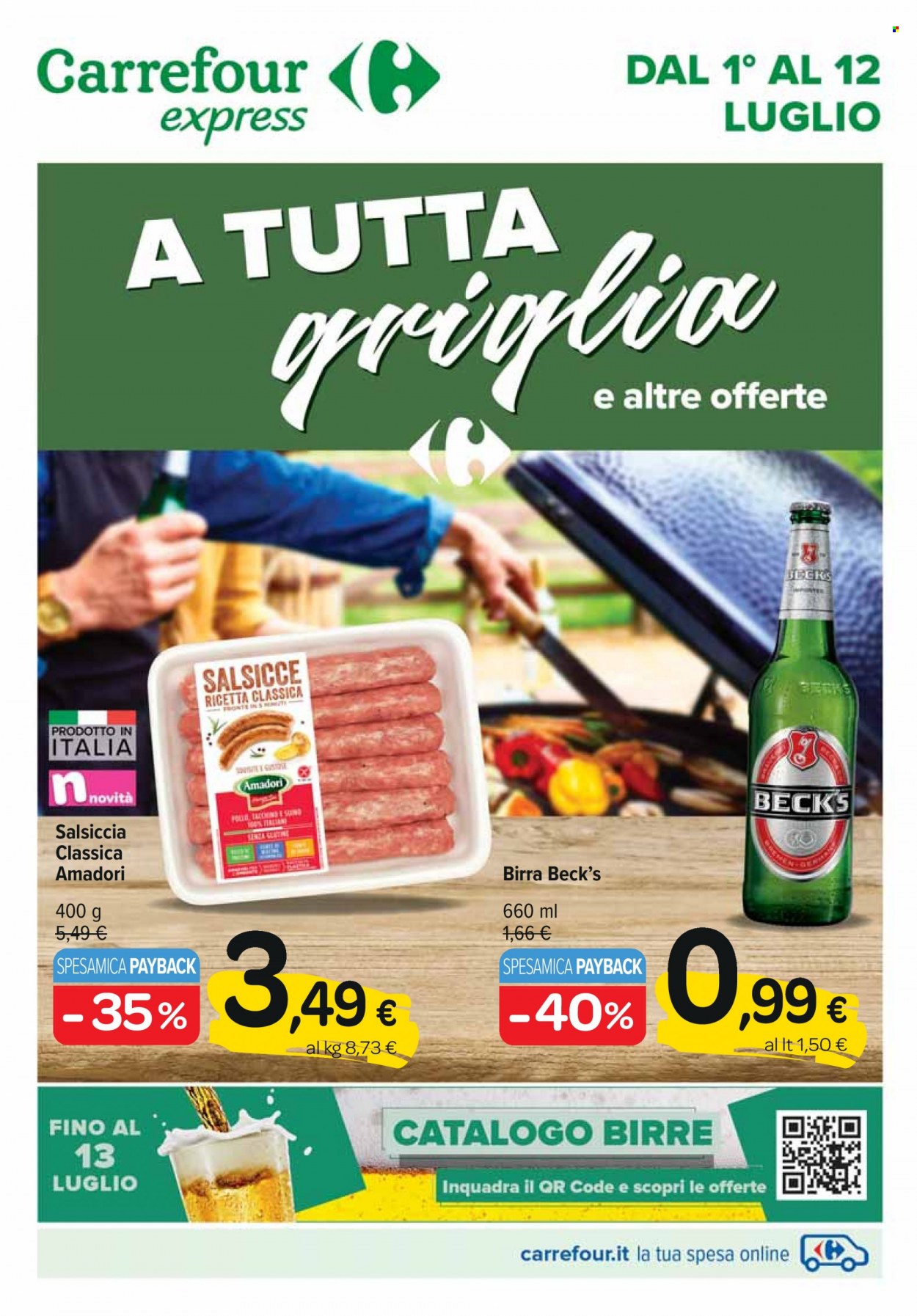 Leták Carrefour - 1.7.2022 - 12.7.2022. Strana 1