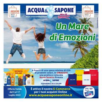 Volantino Acqua & Sapone - 4/7/2022 - 17/7/2022.