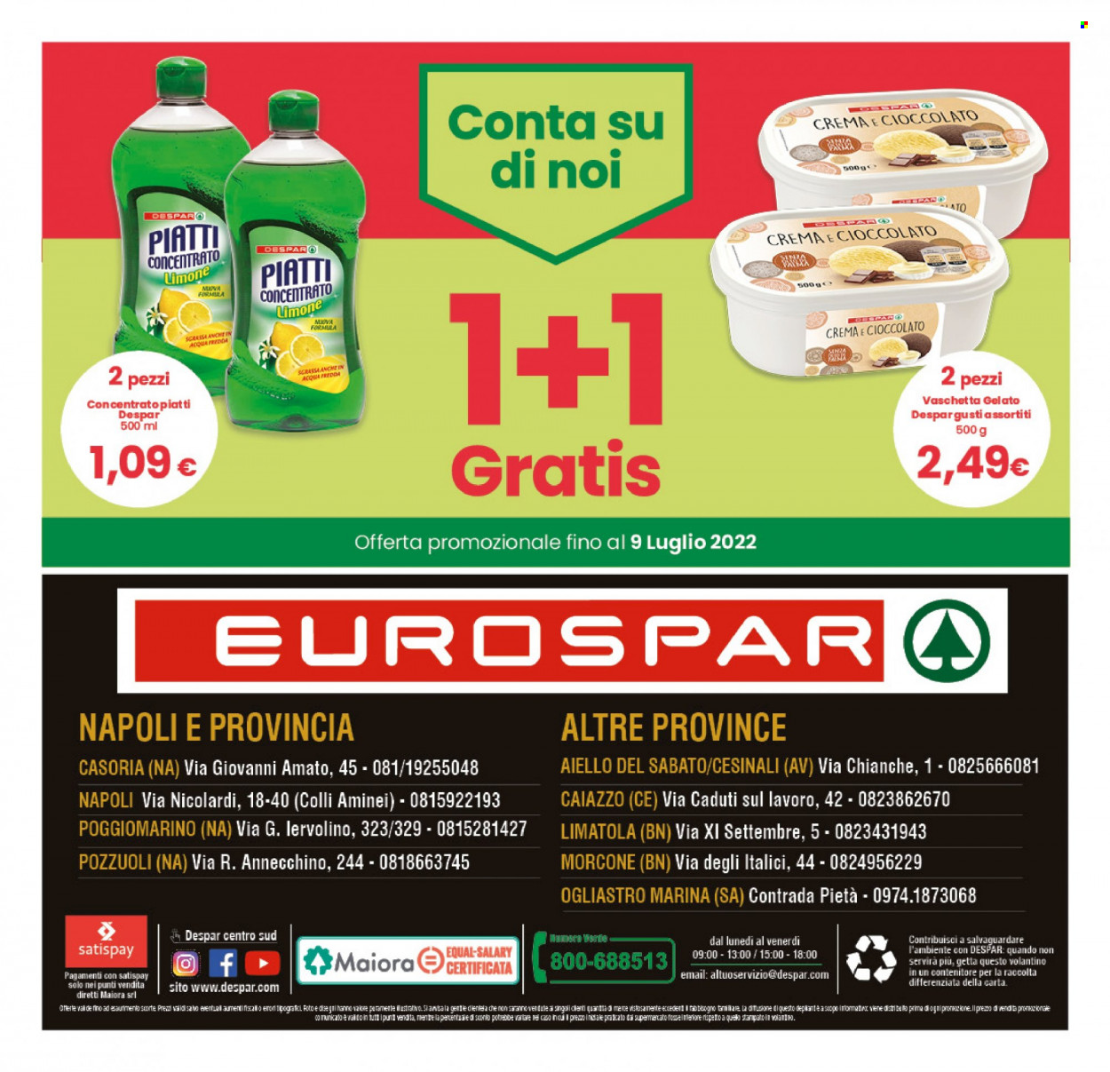 Volantino Eurospar - 4/7/2022 - 13/7/2022. Pagina 24
