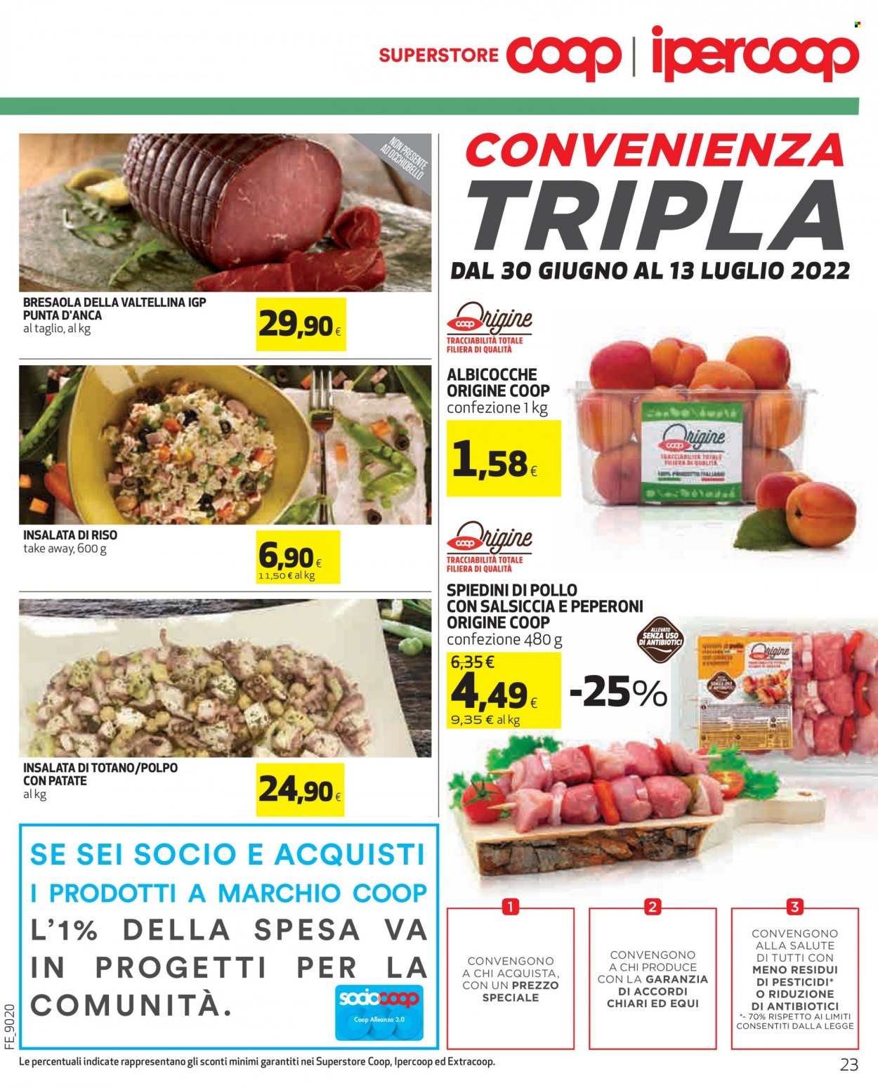 Volantino Coop - 30/6/2022 - 13/7/2022. Pagina 23