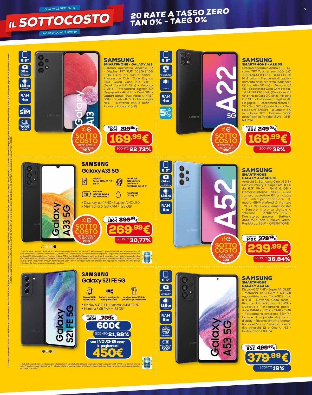 Volantino Euronics - 8/7/2022 - 20/7/2022. Pagina 9