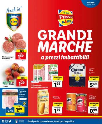 Volantino Lidl - 11/7/2022 - 17/7/2022.