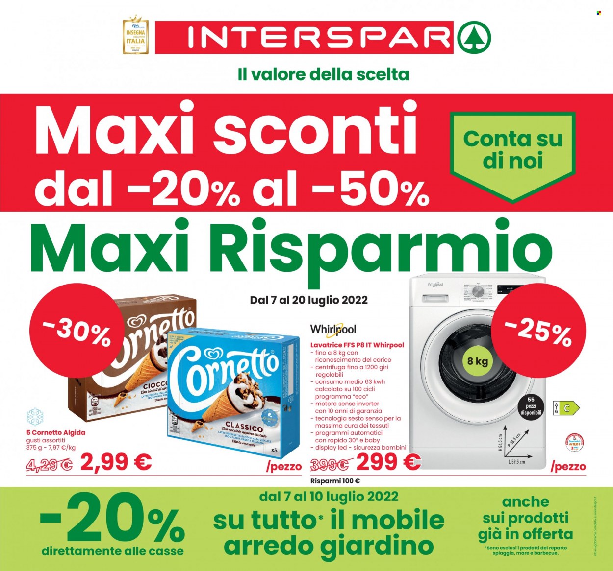 Volantino Interspar - 7/7/2022 - 20/7/2022. Pagina 1