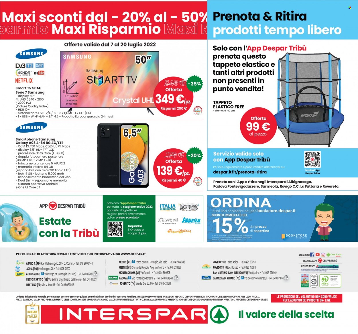 Volantino Interspar - 7/7/2022 - 20/7/2022. Pagina 20