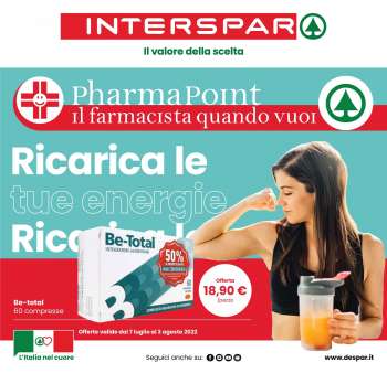 Volantino Interspar - 7/7/2022 - 3/8/2022.