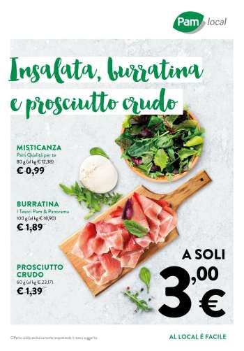 Volantino Pam local.