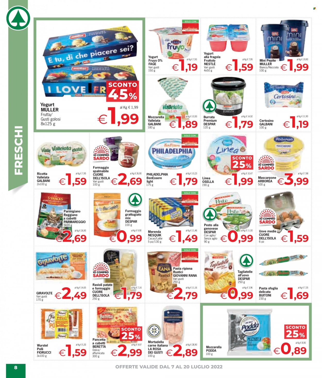 Volantino Despar - 7/7/2022 - 20/7/2022. Pagina 8