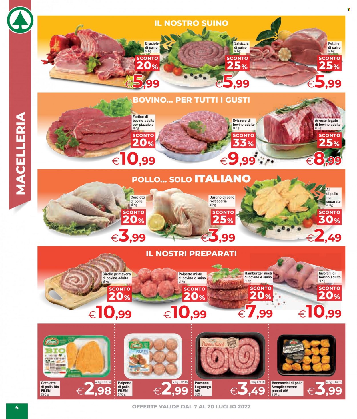 Volantino Eurospar - 7/7/2022 - 20/7/2022. Pagina 4