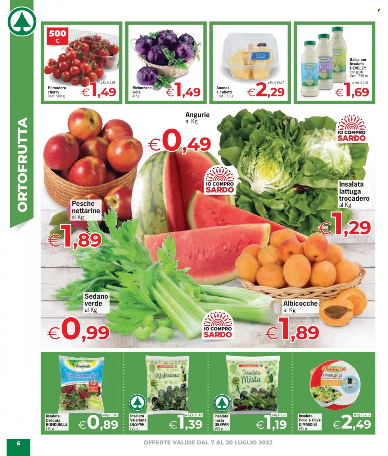 Volantino Eurospar - 7/7/2022 - 20/7/2022. Pagina 6