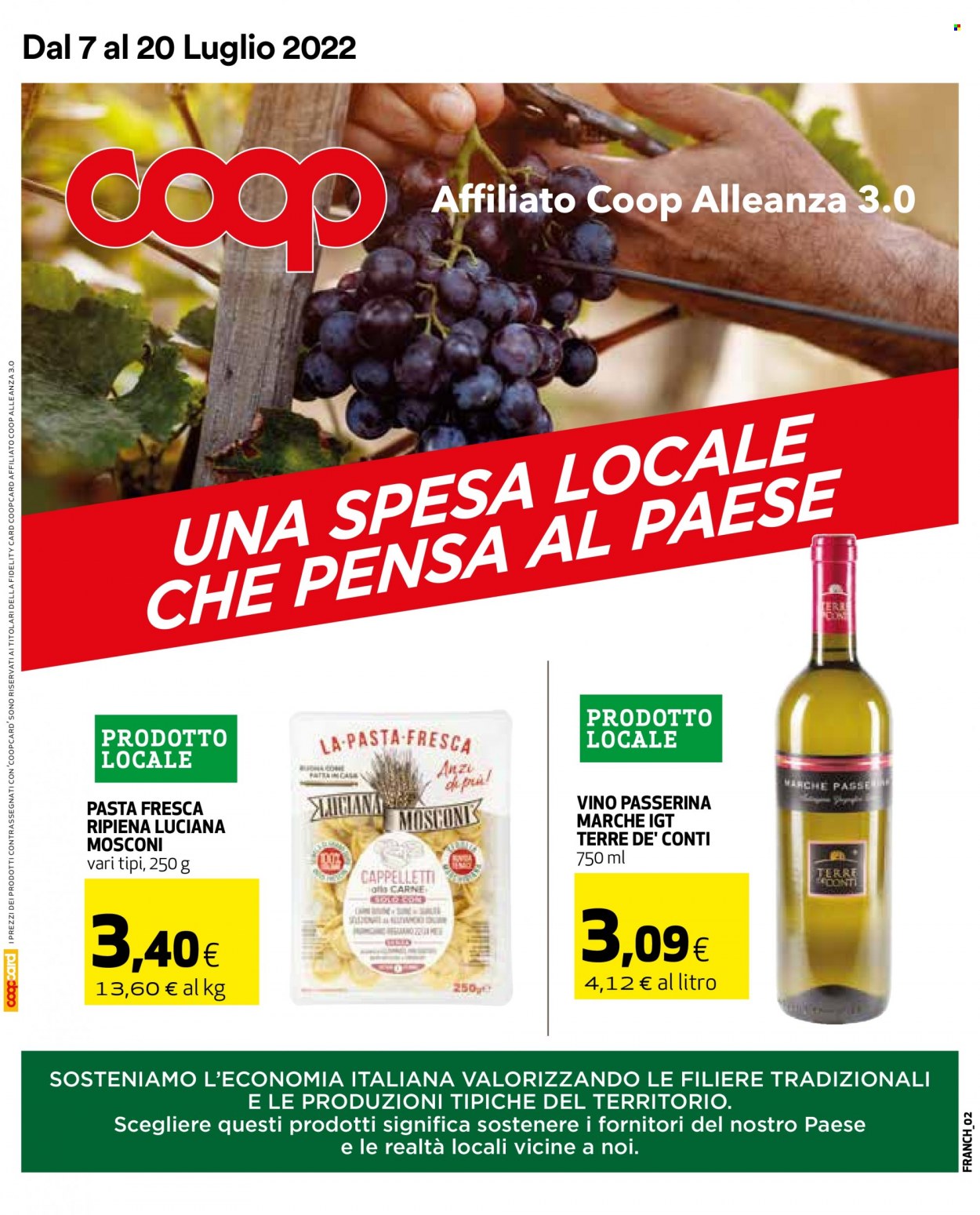 Leták Coop - 7.7.2022 - 20.7.2022. Strana 1