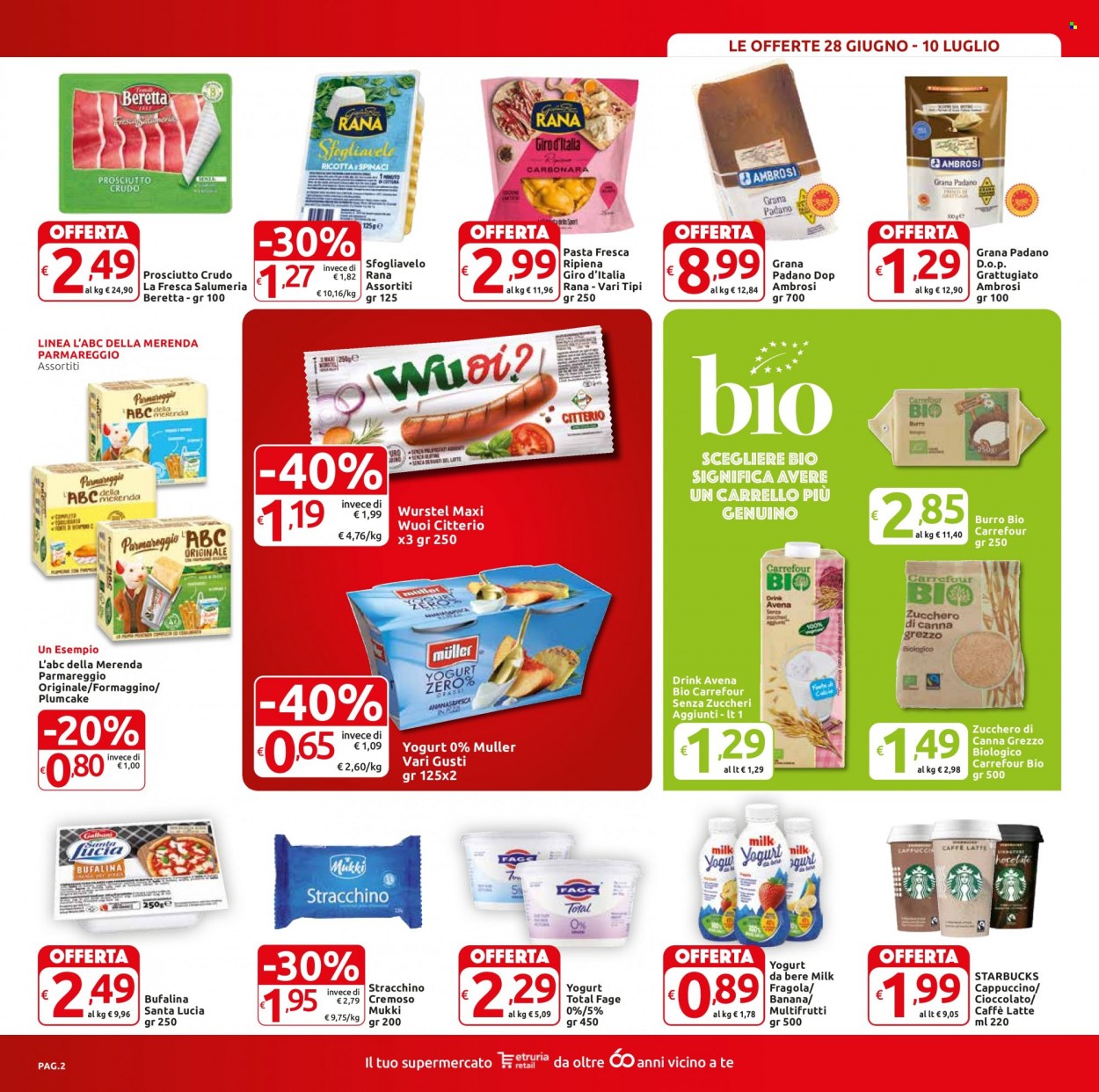 Volantino Carrefour - 28/6/2022 - 10/7/2022. Pagina 2