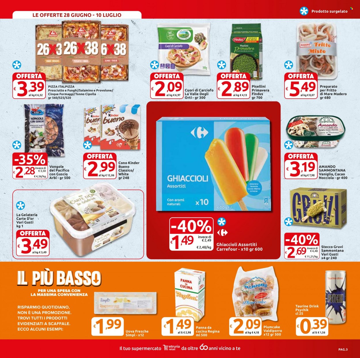 Volantino Carrefour - 28/6/2022 - 10/7/2022. Pagina 3