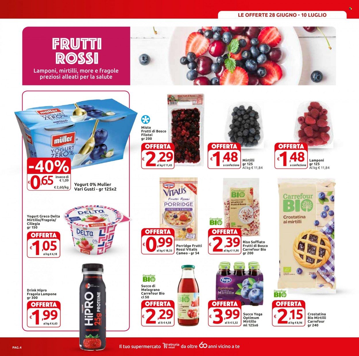Volantino Carrefour - 28/6/2022 - 10/7/2022. Pagina 4