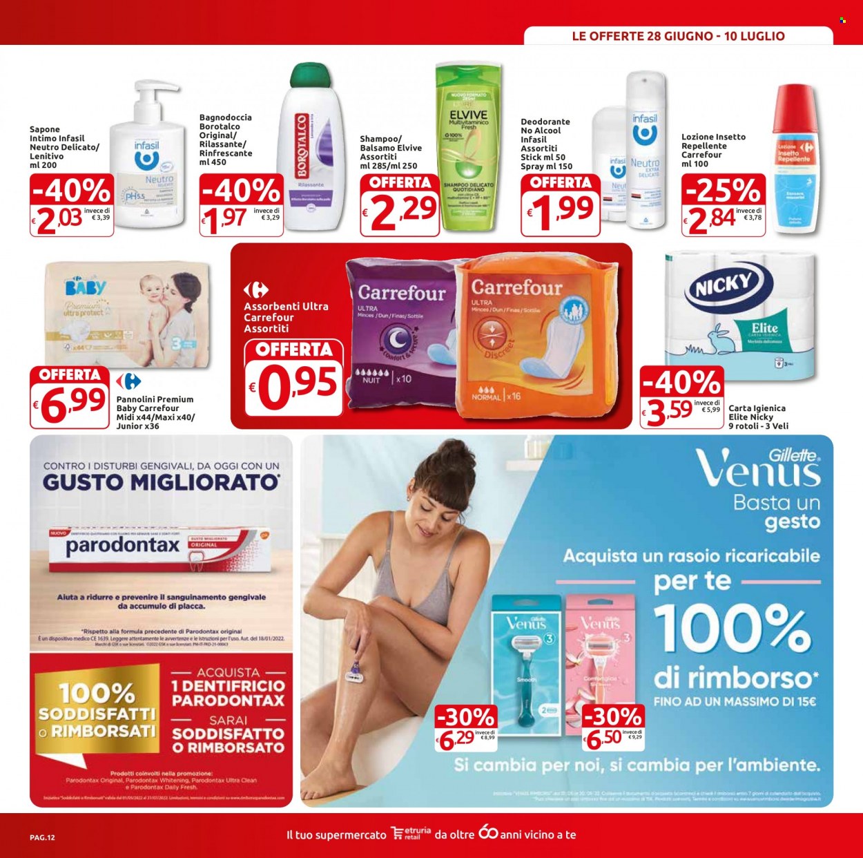 Volantino Carrefour - 28/6/2022 - 10/7/2022. Pagina 12