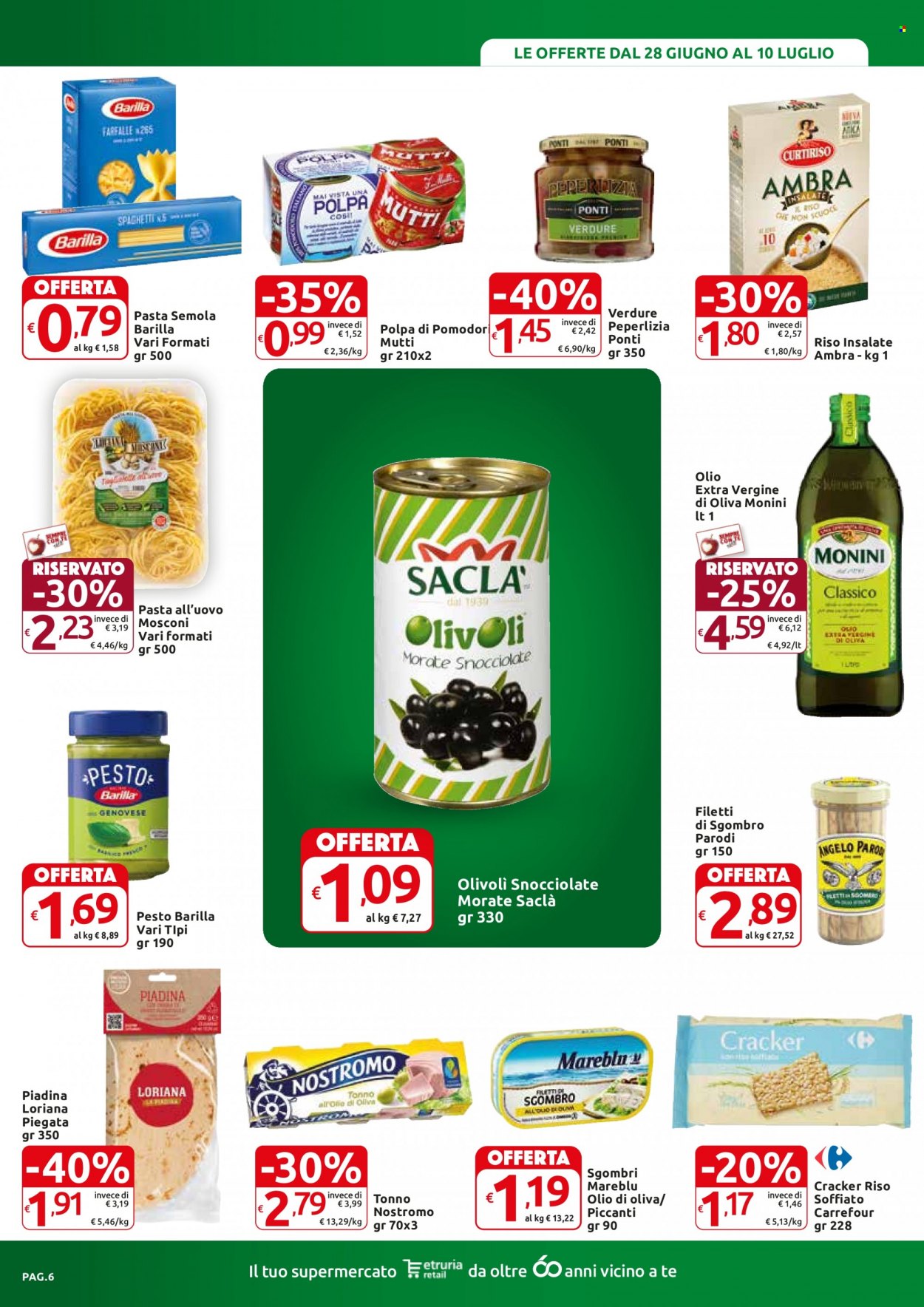 Volantino Carrefour - 28/6/2022 - 10/7/2022. Pagina 6
