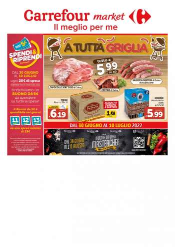 Volantino Carrefour - 30/6/2022 - 10/7/2022.