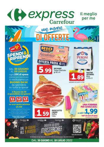 Volantino Carrefour - 30/6/2022 - 10/7/2022.