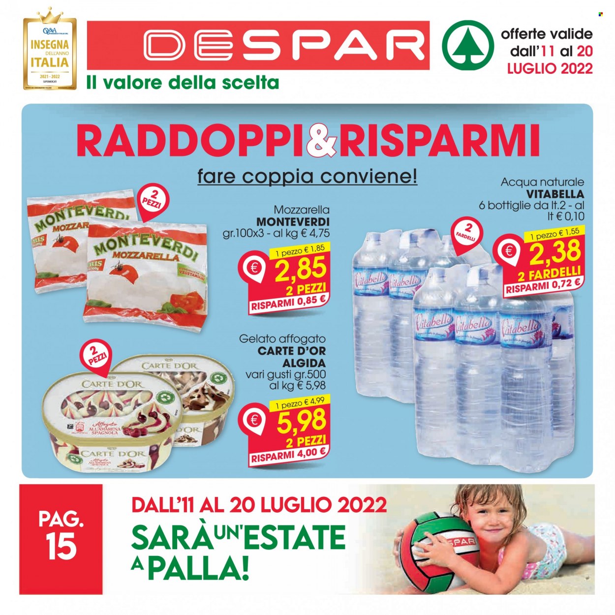Volantino Despar - 11/7/2022 - 20/7/2022. Pagina 1