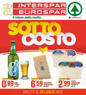 Volantino Eurospar - 11/7/2022 - 20/7/2022.