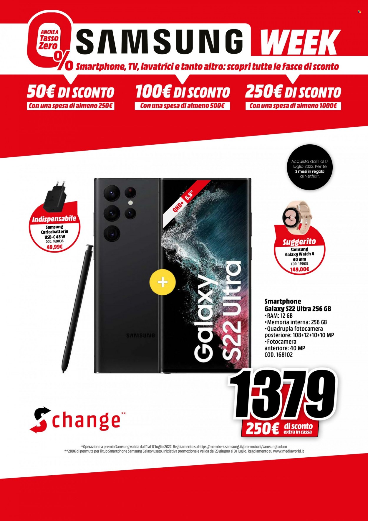 Volantino MediaWorld - 11/7/2022 - 17/7/2022. Pagina 2