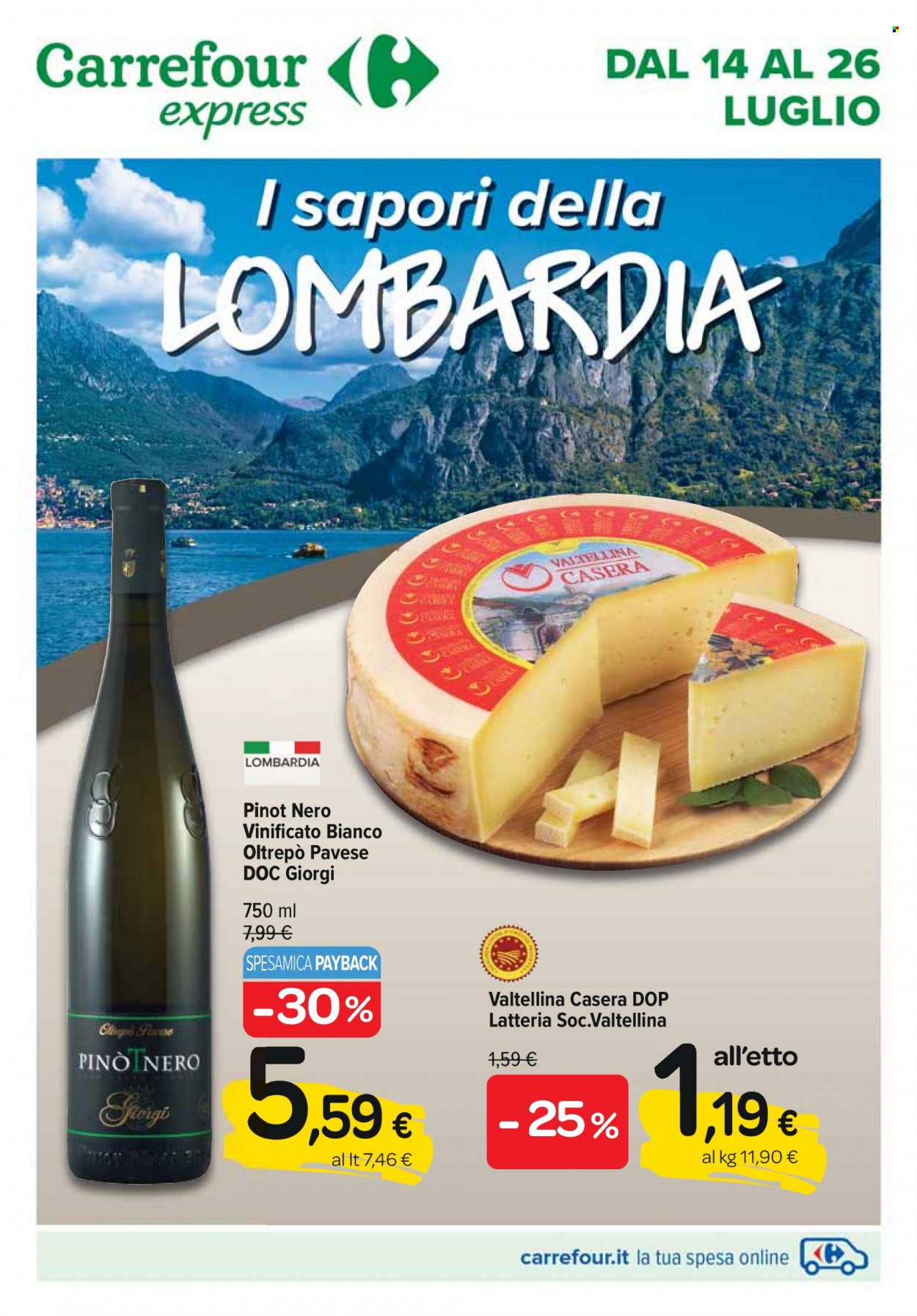 Volantino Carrefour - 14/7/2022 - 26/7/2022. Pagina 1