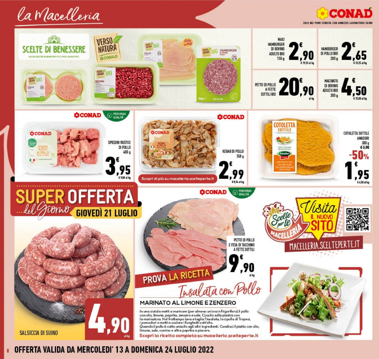 Volantino Conad - 13/7/2022 - 24/7/2022. Pagina 8