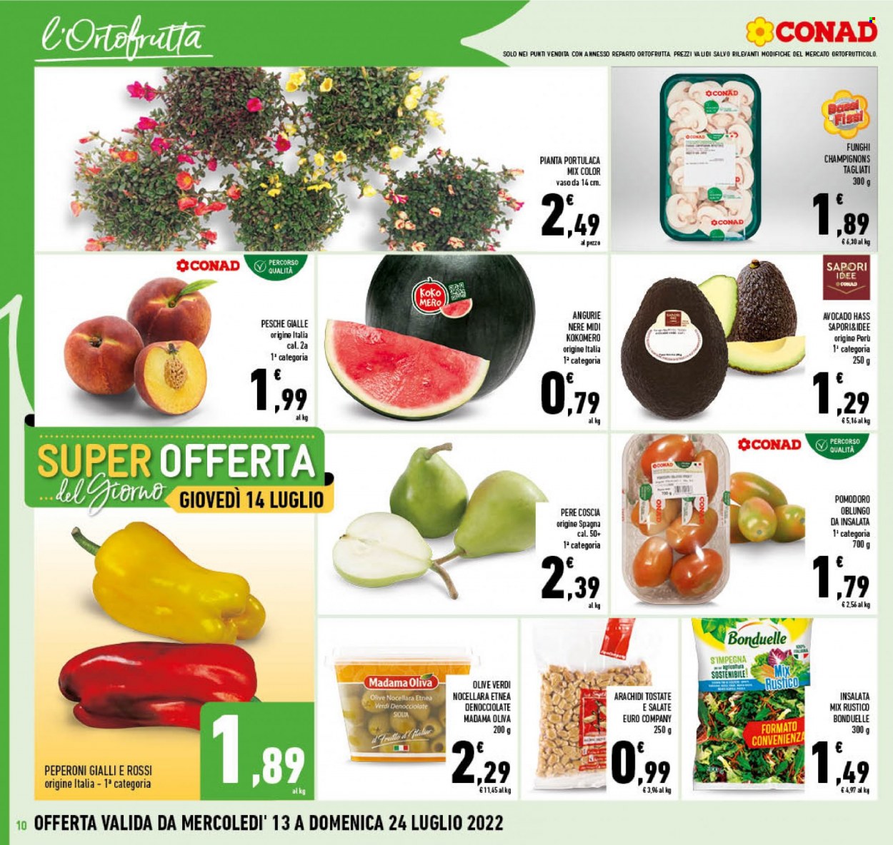 Volantino Conad - 13/7/2022 - 24/7/2022. Pagina 10