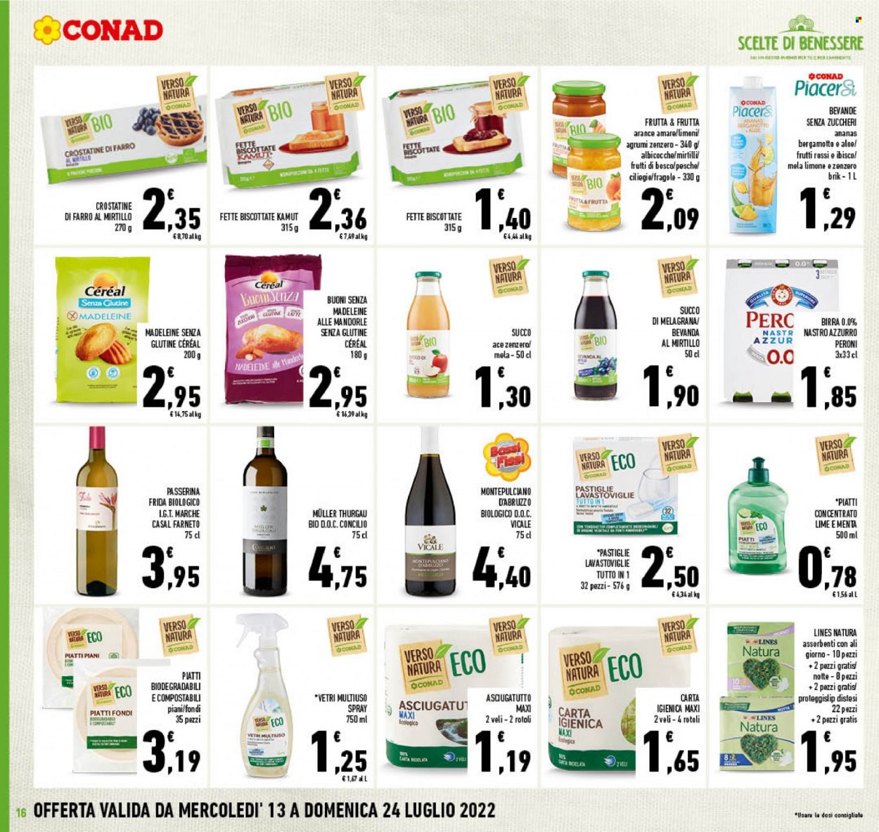 Volantino Conad - 13/7/2022 - 24/7/2022. Pagina 16